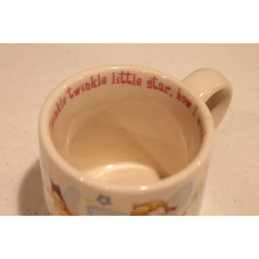 Anderton Pottery 1890 England Twinkle Twinkle Little Star Fairy Bowl & Mug Set